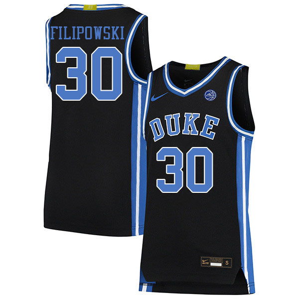 Men #30 Kyle Filipowski Duke Blue Devils 2022-23 College Stitched Basketball Jerseys Sale-Black